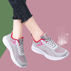 Damen Atmungsaktive Freizeitschuhe mit flexiblem Obermaterial und stoßdämpfender Sohle R&B
