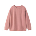 Damen lässiger Sweatshirt mit feiner Rippstruktur und komfortablem Schnitt R&B