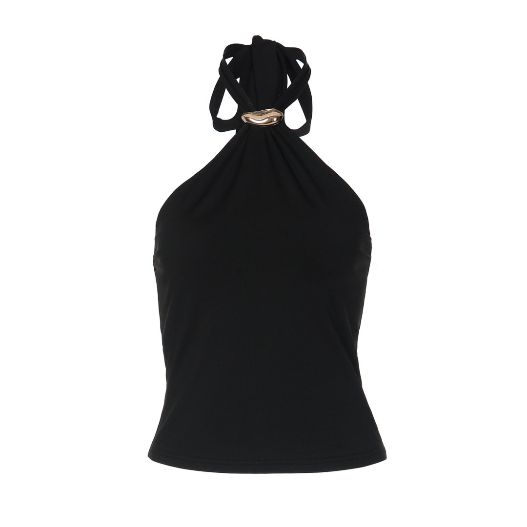 Damen Elegantes und zeitloses Neckholder-Top R&B