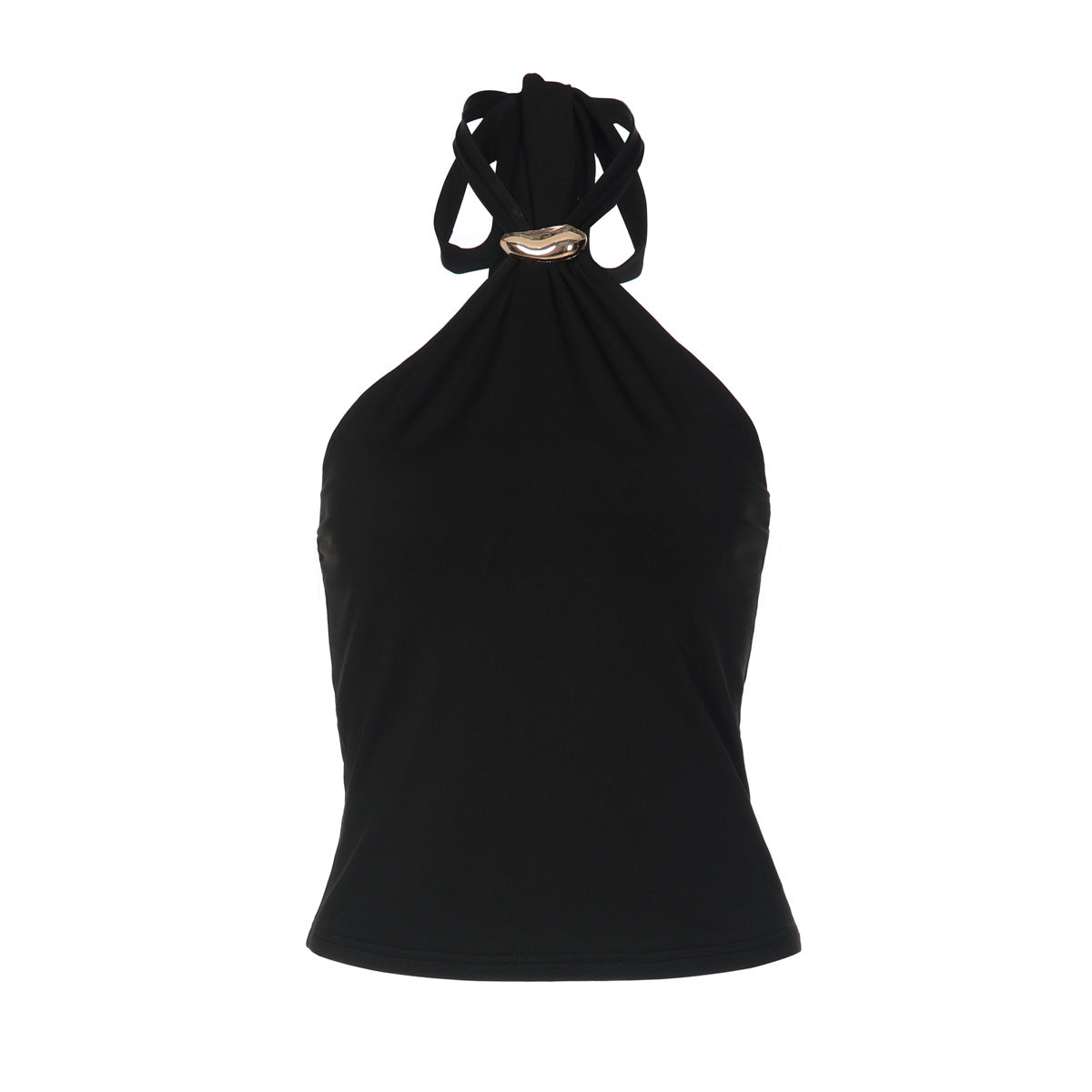 Damen Elegantes und zeitloses Neckholder-Top R&B