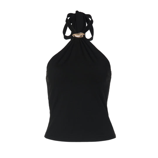 Damen Elegantes und zeitloses Neckholder-Top R&B