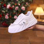Damen Sportliche Sneaker mit atmungsaktiver Mesh-Oberfläche und dämpfender Sohle R&B