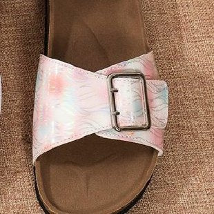 Damen Komfortable Riemchen-Sandalen mit modischem Schnallen-Design R&B