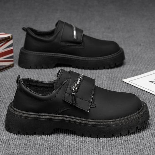 Damen modische Halbschuhe mit Reißverschluss und robustem Profil R&B
