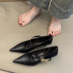 Damen elegante Mary Jane Pumps mit modischen Strassakzenten R&B