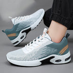 Damen Sportliche Schnür-Sneaker mit atmungsaktivem Mesh-Obermaterial und dämpfender Sohle R&B