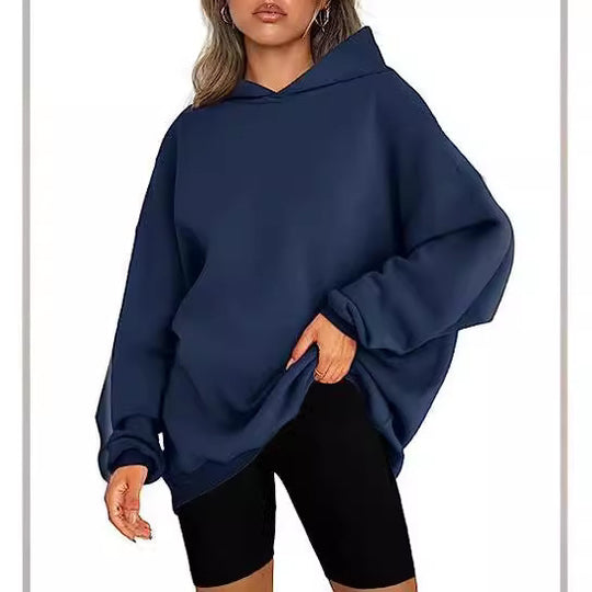 Damen Oversize Hoodie mit Kapuze R&B