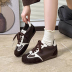 Damen Sportliche Sneakers im Retro-Stil mit weichem Wildleder R&B