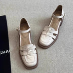 Damen elegante Blockabsatz-Schuhe mit Riemchen von R&B