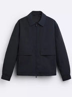 Herren lässige Jacke mit praktischen Taschen und modernem Schnitt R&B