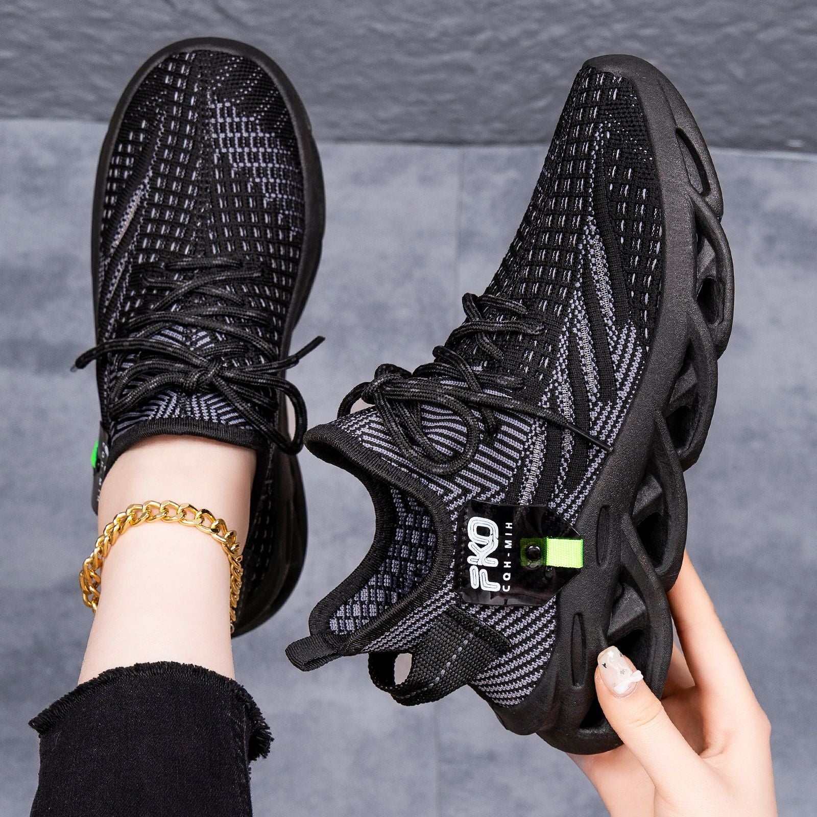 Damen Sportliche Laufschuhe mit atmungsaktiver Netzoberfläche und innovativem Dämpfungssystem