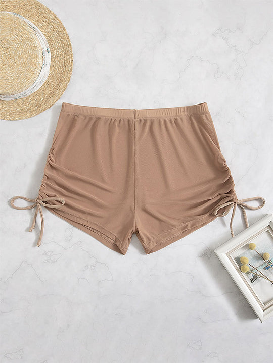 Damen Badeshorts mit seitlichen Raffungen R&B
