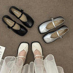 Damen Elegante Mary Jane Schuhe mit verstellbarem Riemen und dämpfender Sohle R&B
