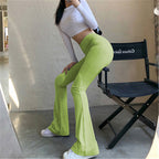 Damen Stretchhosen im eleganten Rippdesign R&B