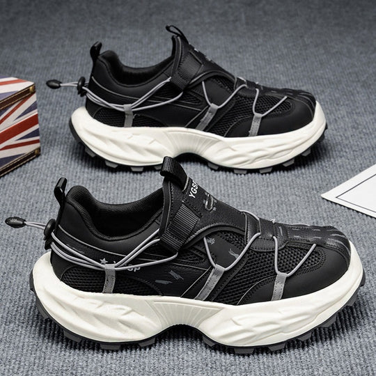 Damen Sportliche Sneakers mit atmungsaktiver Netzstruktur und stoßdämpfender Sohle R&B