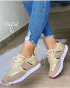 Damen Sportliche Sneakers mit Glitzer-Akzenten R&B