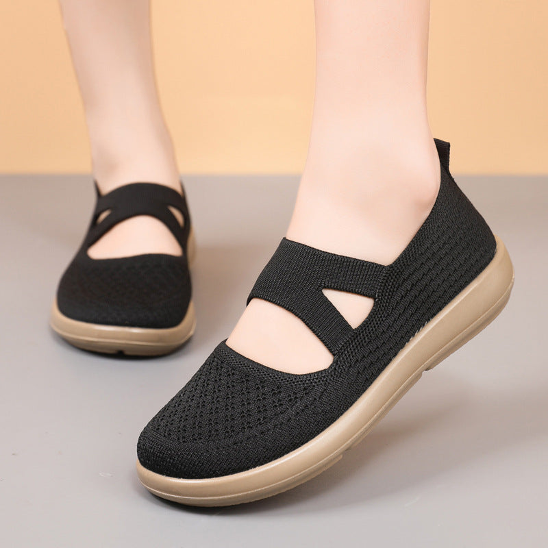 Damen Atmungsaktive Freizeitschuhe mit elastischem Design R&B