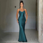 Damen elegantes Kleid mit schmalem Schnitt und trägerloser Silhouette EB