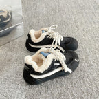 Damen Sneaker mit wärmendem Fleece-Innenfutter und modischem Design R&B