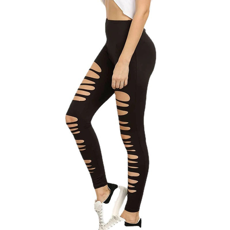 Damen Leggings mit raffiniertem Cut-Out Design R&B