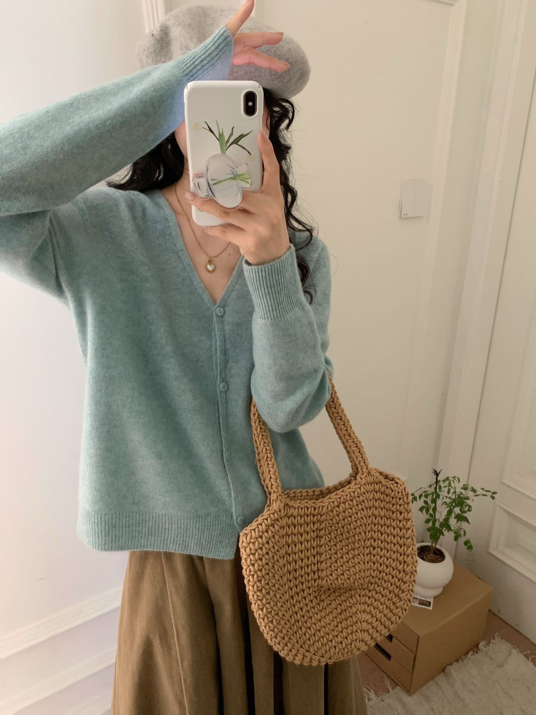 Femme Weicher -Mix Cardigan R&B