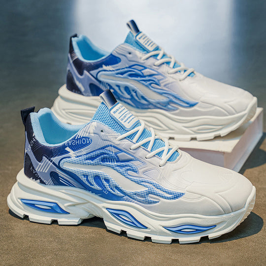 Damen sportliche High-Performance Sneakers mit atmungsaktiver Struktur und dämpfender Sohle R&B