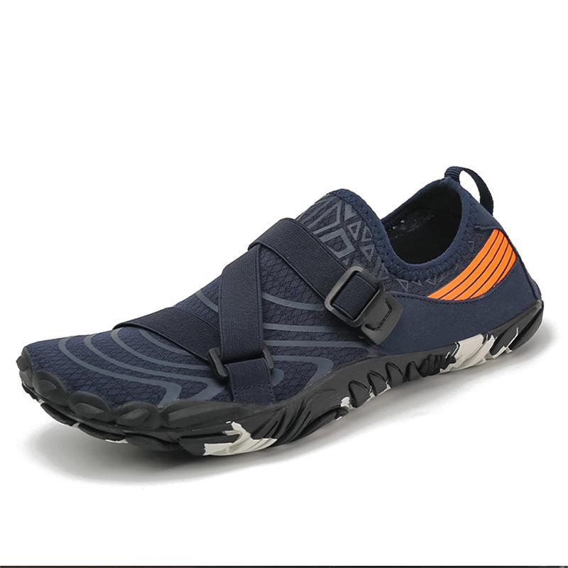 Damen Sportliche Aquafitness-Schuhe mit verstellbarem Gurt und rutschfester Sohle R&B