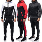 Herren Sportanzug mit Kapuze und seitlichen Taschen