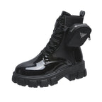 Damen High-Top Stiefel mit robustem Sohlendesign und praktischem Reißverschluss R&B