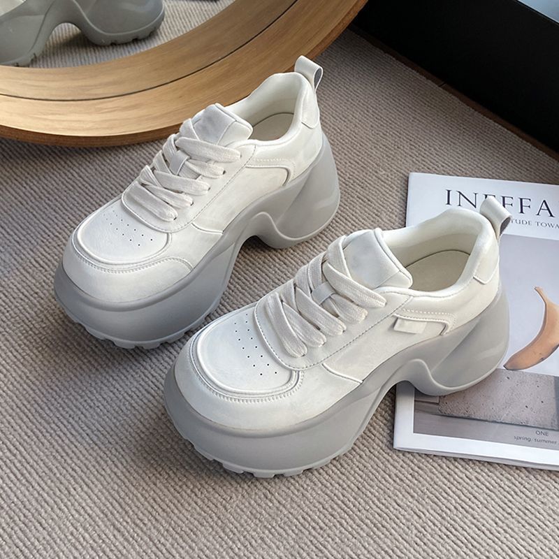 Damen Fashion Sneakers mit extrahohen Sohlen von R&B