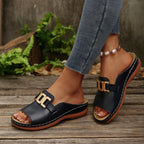 Damen Komfortable Slide Sandalen