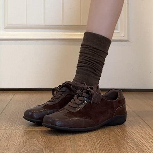 Damen modische Freizeitschuhe mit elegantem Schnürsystem