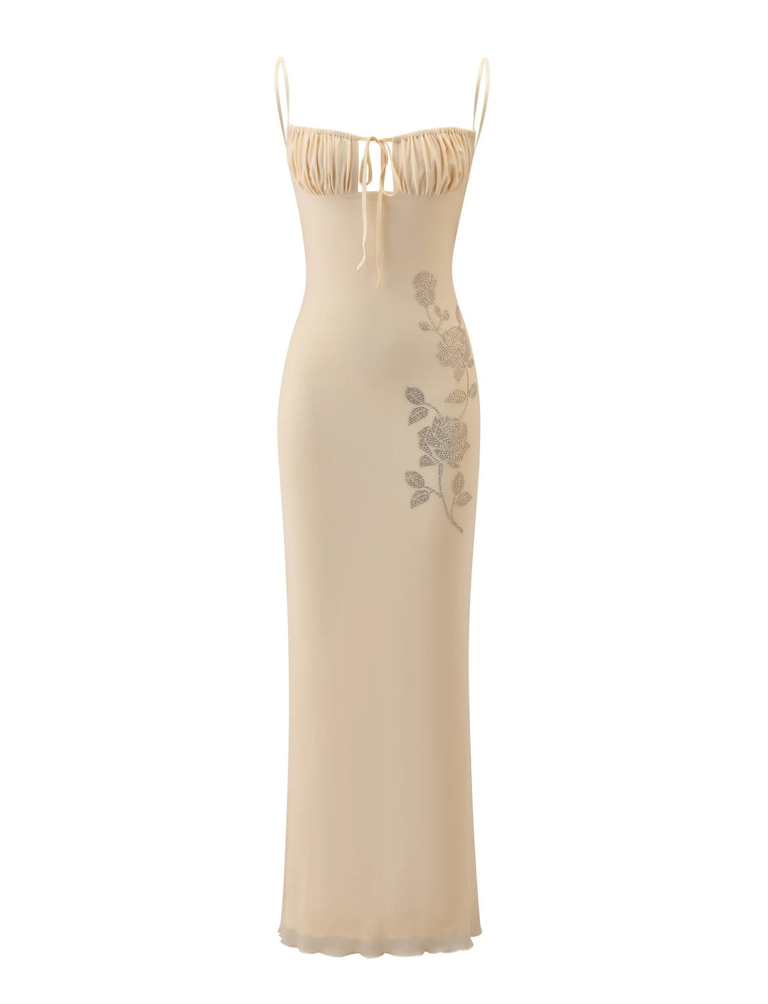 Damen Elegantes Maxi-Kleid mit Spitzendetails und raffiniertem Schnitt R&B
