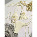 Damen Bikini-Set mit elegantem Blumenmuster R&B