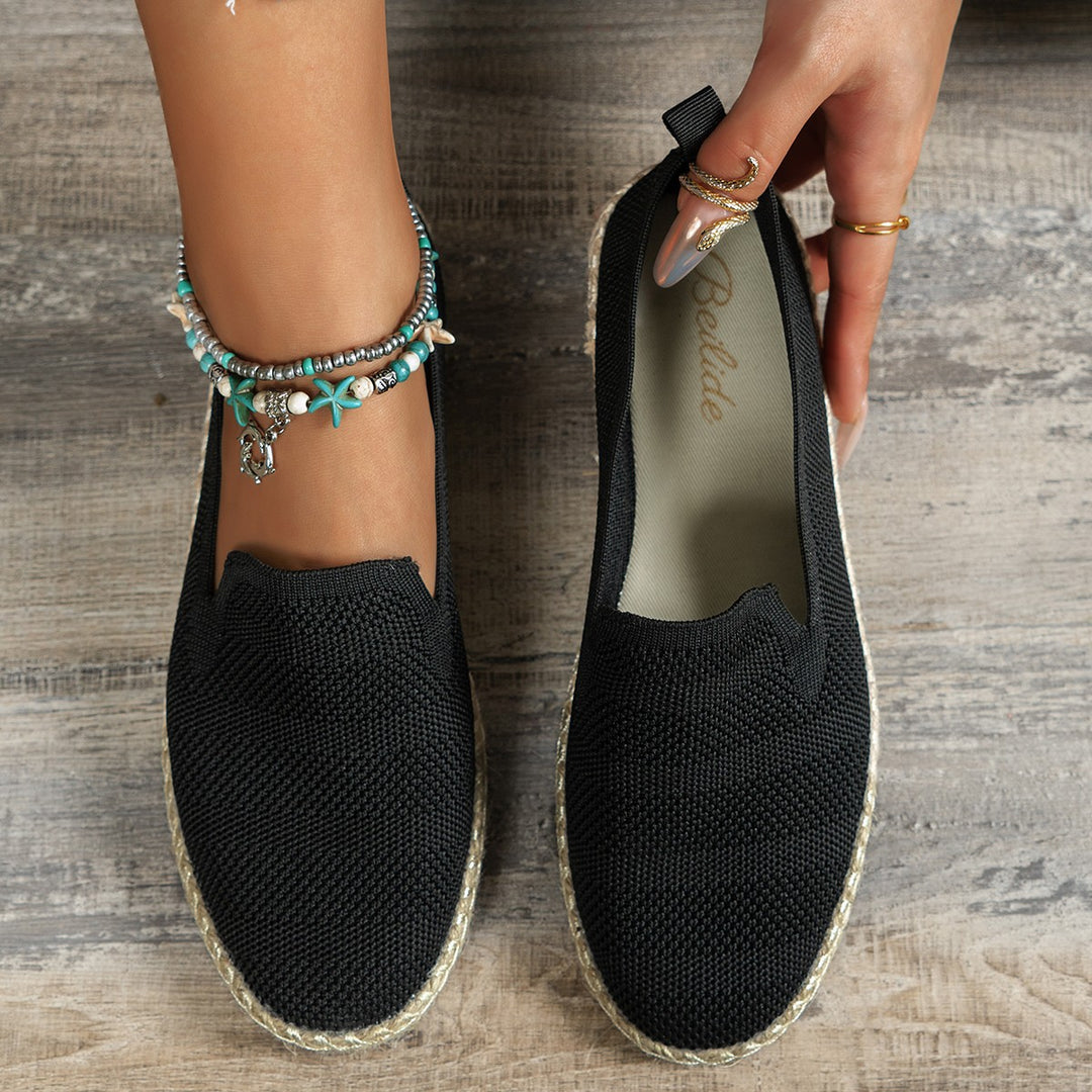 Damen flexible Espadrilles mit luftiger Gitterstruktur R&B