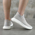 Damen bequeme und atmungsaktive Slip-On Sneakers mit flexiblem Sohlenprofil R&B