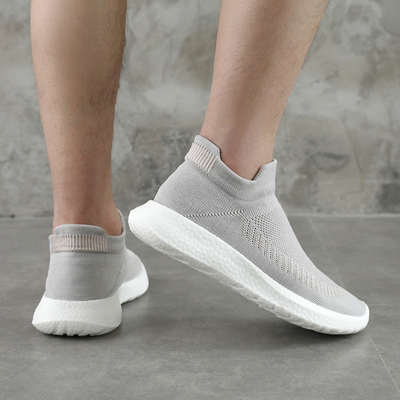 Damen bequeme und atmungsaktive Slip-On Sneakers mit flexiblem Sohlenprofil R&B