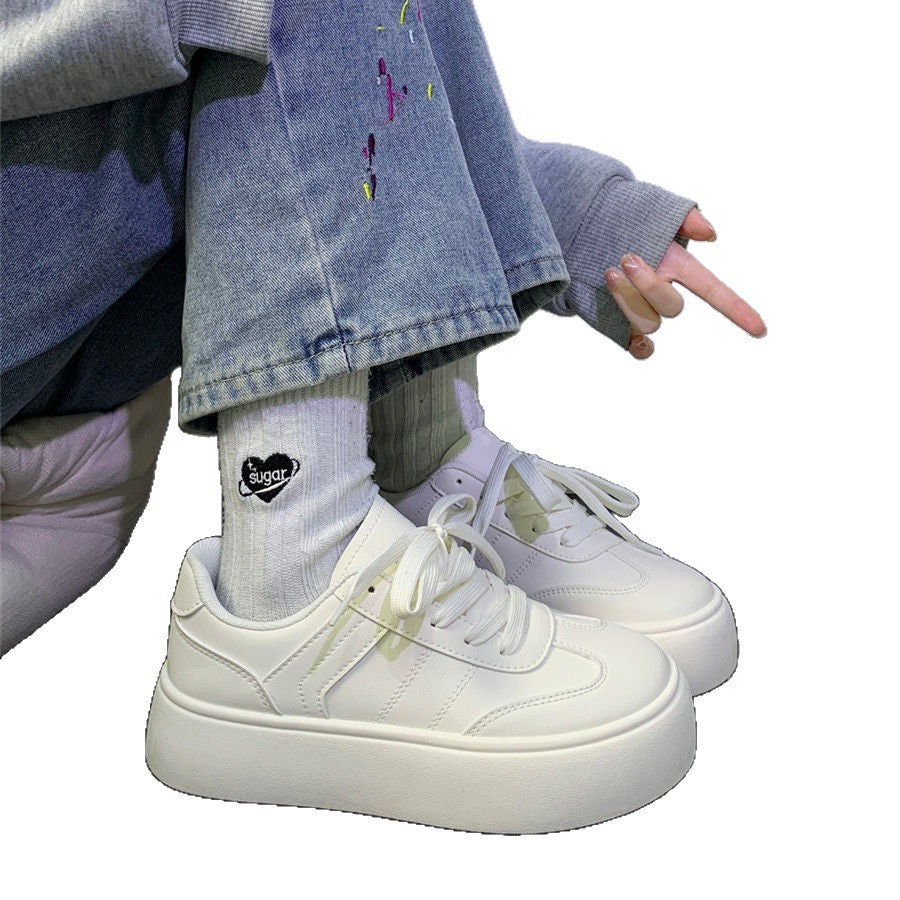 Damen Sportliche Plateausneaker mit modernem Design und rutschfester Sohle R&B