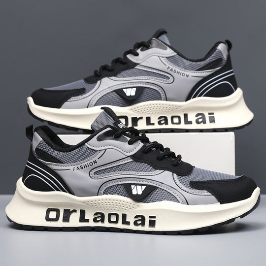 Damen Modische Lifestyle Sneakers mit rutschfester Sohle und atmungsaktiver Obermaterialstruktur R&B