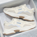 Damen Sportliche Sneakers mit atmungsaktiver Oberflächenstruktur