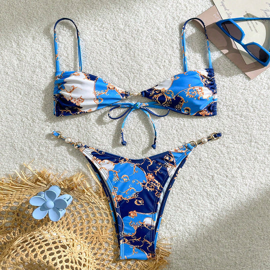 Damen Triangel-Bikini mit eleganten Design-Elementen R&B