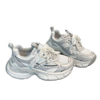 Damen Sportliche Chunky Sneaker mit extravagantem Perlenschmuck R&B