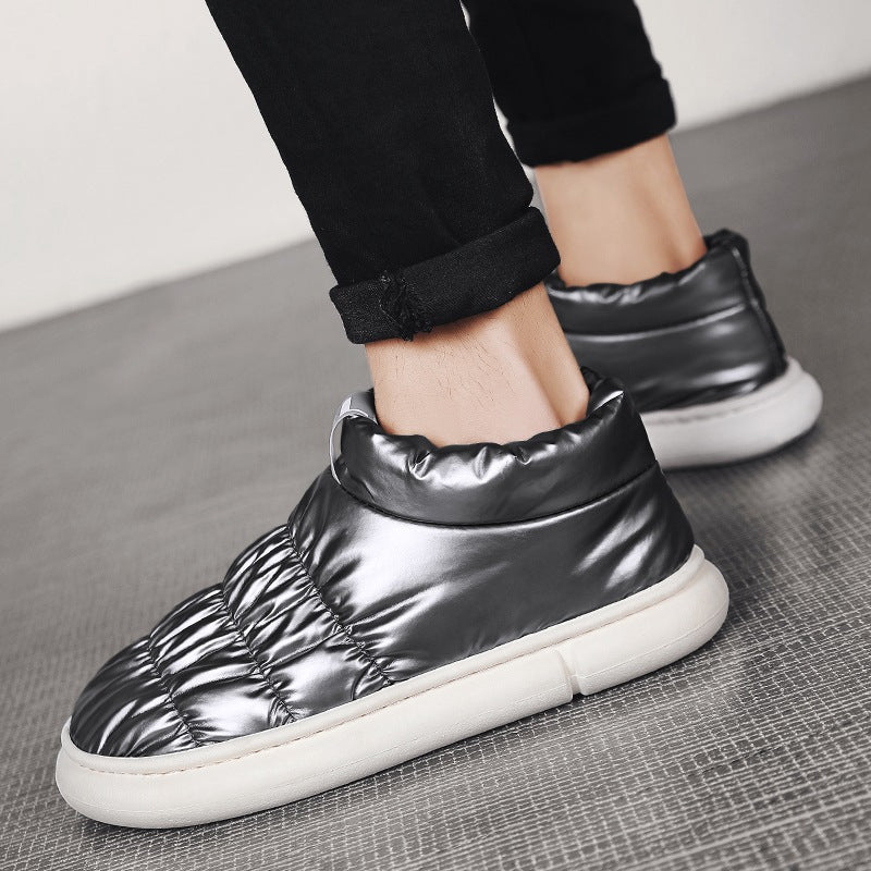 Damen Puff-Sneaker mit hohem Kragen und rutschfester Sohle R&B