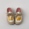 Damen modische Schnürschuhe mit ausgefallenem LOVE-Design R&B
