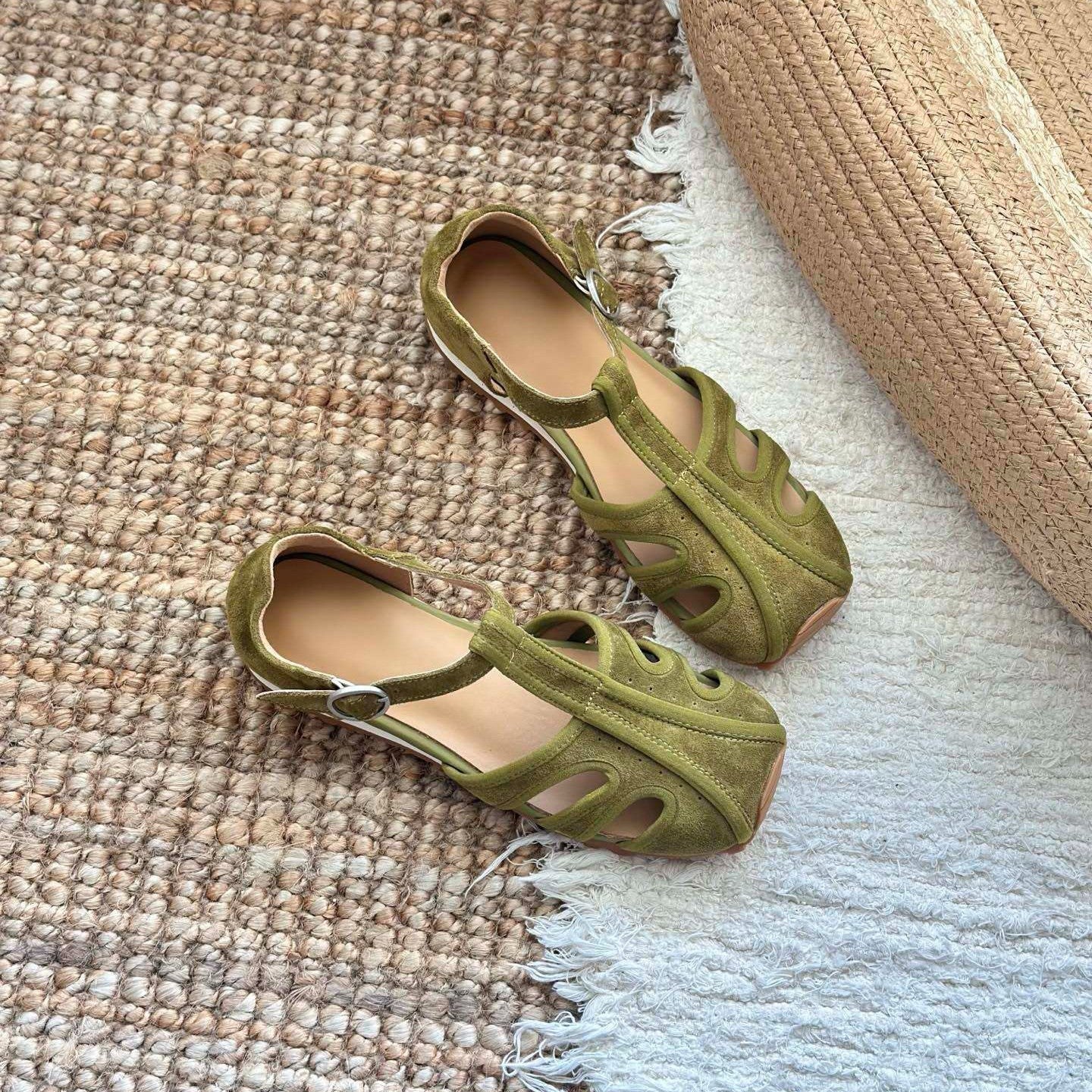 Damen Komfortable Riemchen-Sandalen mit atmungsaktivem Obermaterial R&B