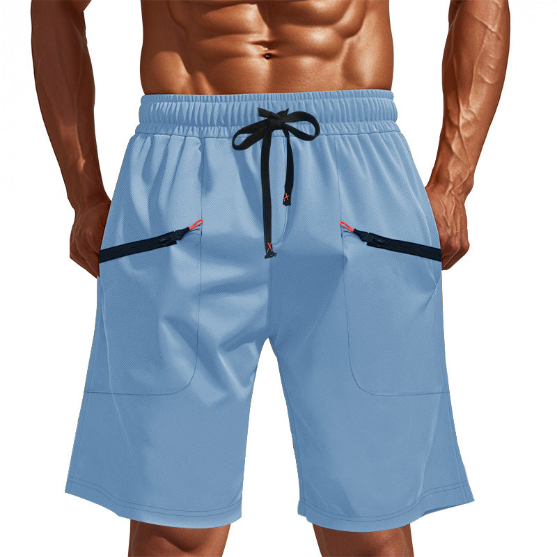 Herren Sportliche Shorts mit vielseitigen Taschen und elastischem Bund R&B