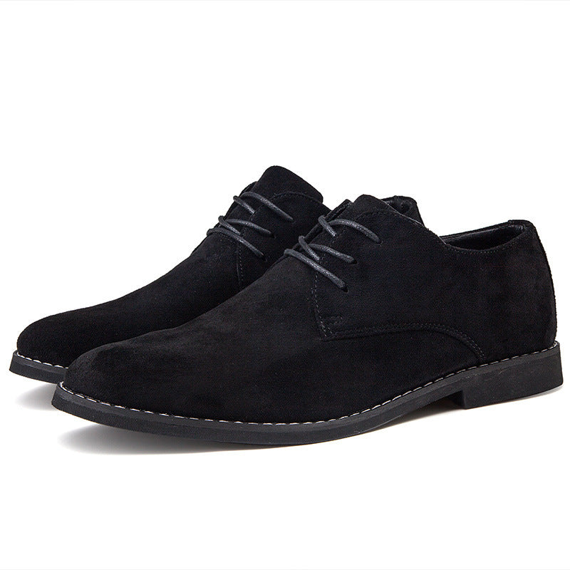 Herren Elegante Schnürschuhe aus weichem Wildleder R&B
