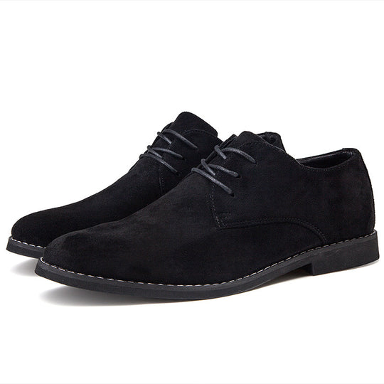 Herren Elegante Schnürschuhe aus weichem Wildleder R&B