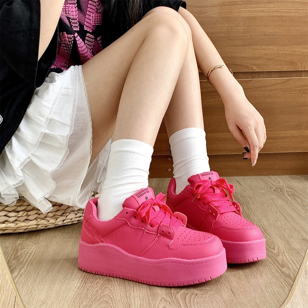 Damen Plateausneaker R&B