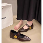 Damen elegante Slingback-Pumps mit dekorativem Riemchen